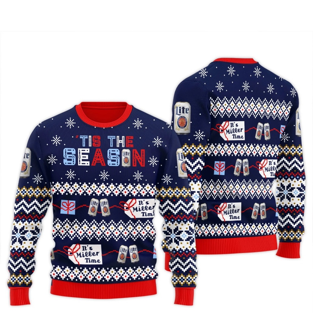 Limited Edition Miller Light Christmas Sweater